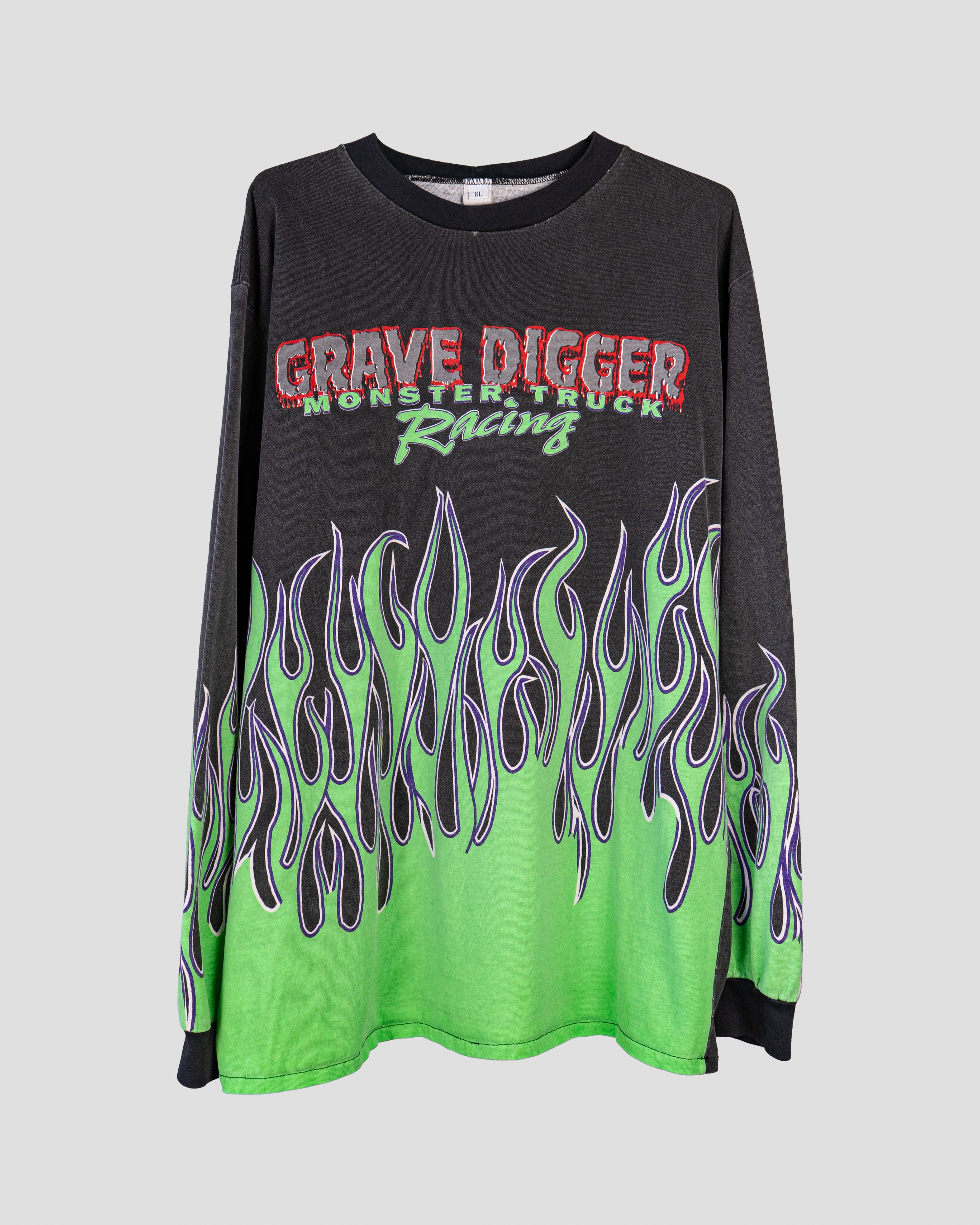 1990s Grave Digger "Flames" - XL