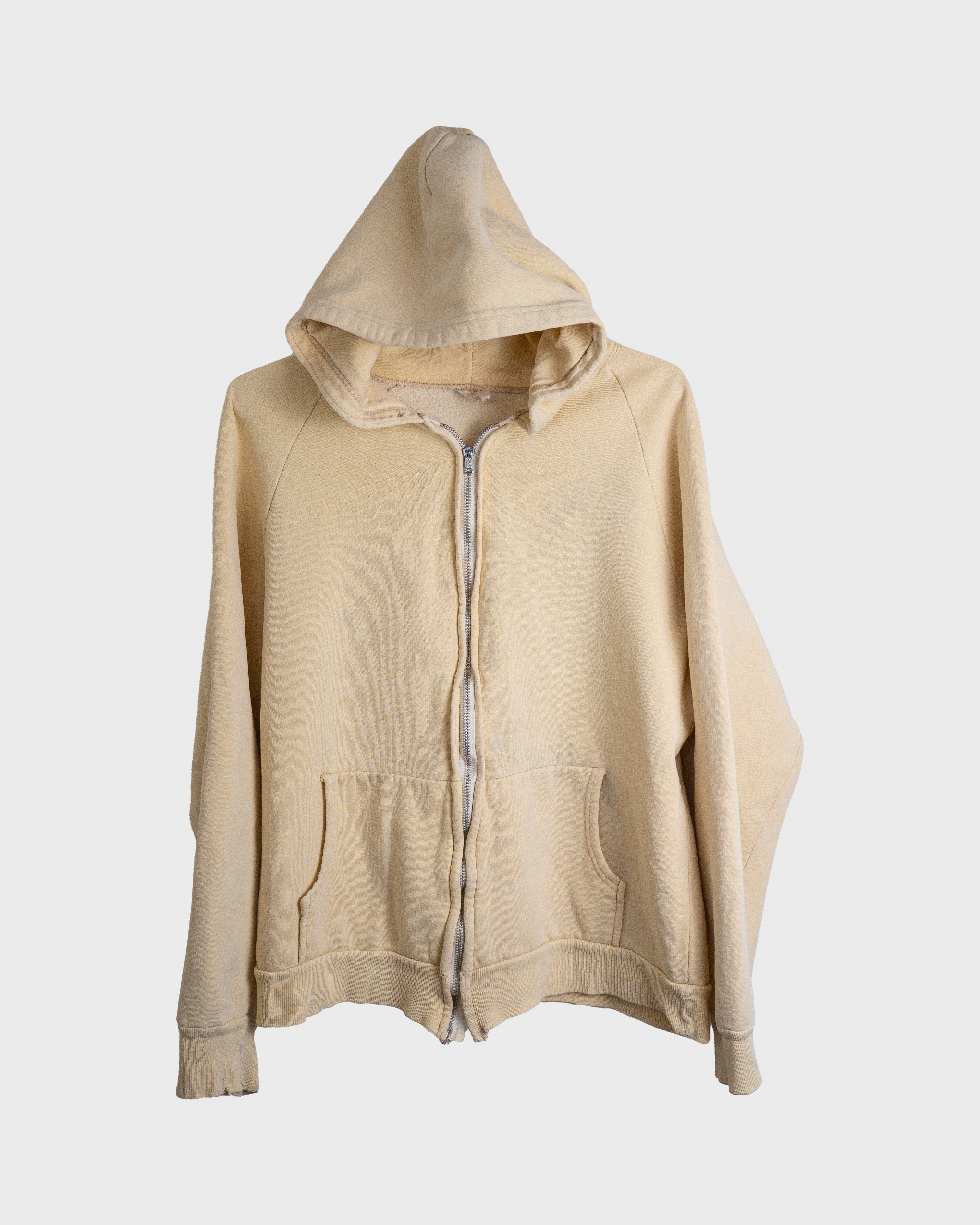 1980s Cream Zip-Up