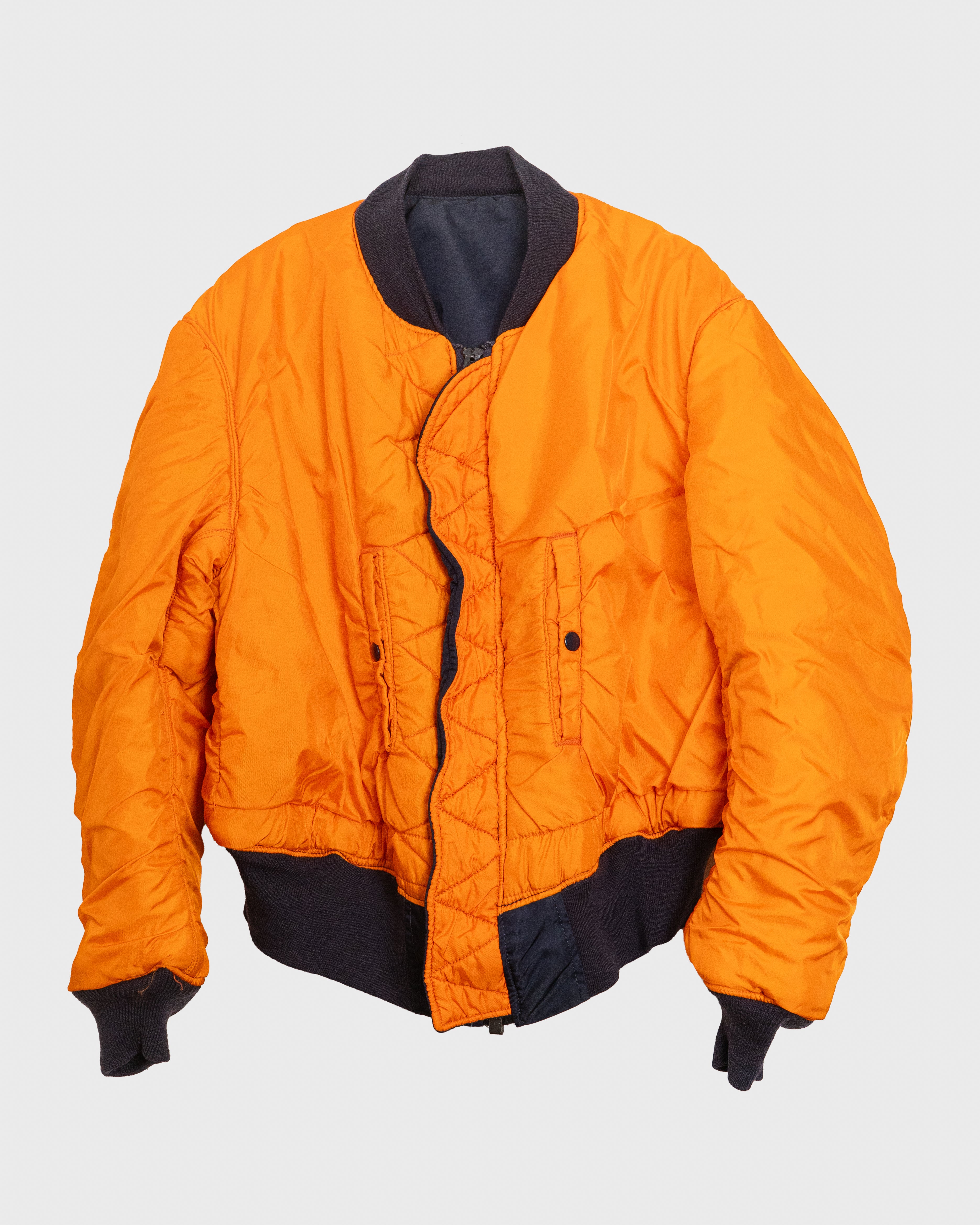 1970s Military Navy Blue Bomber