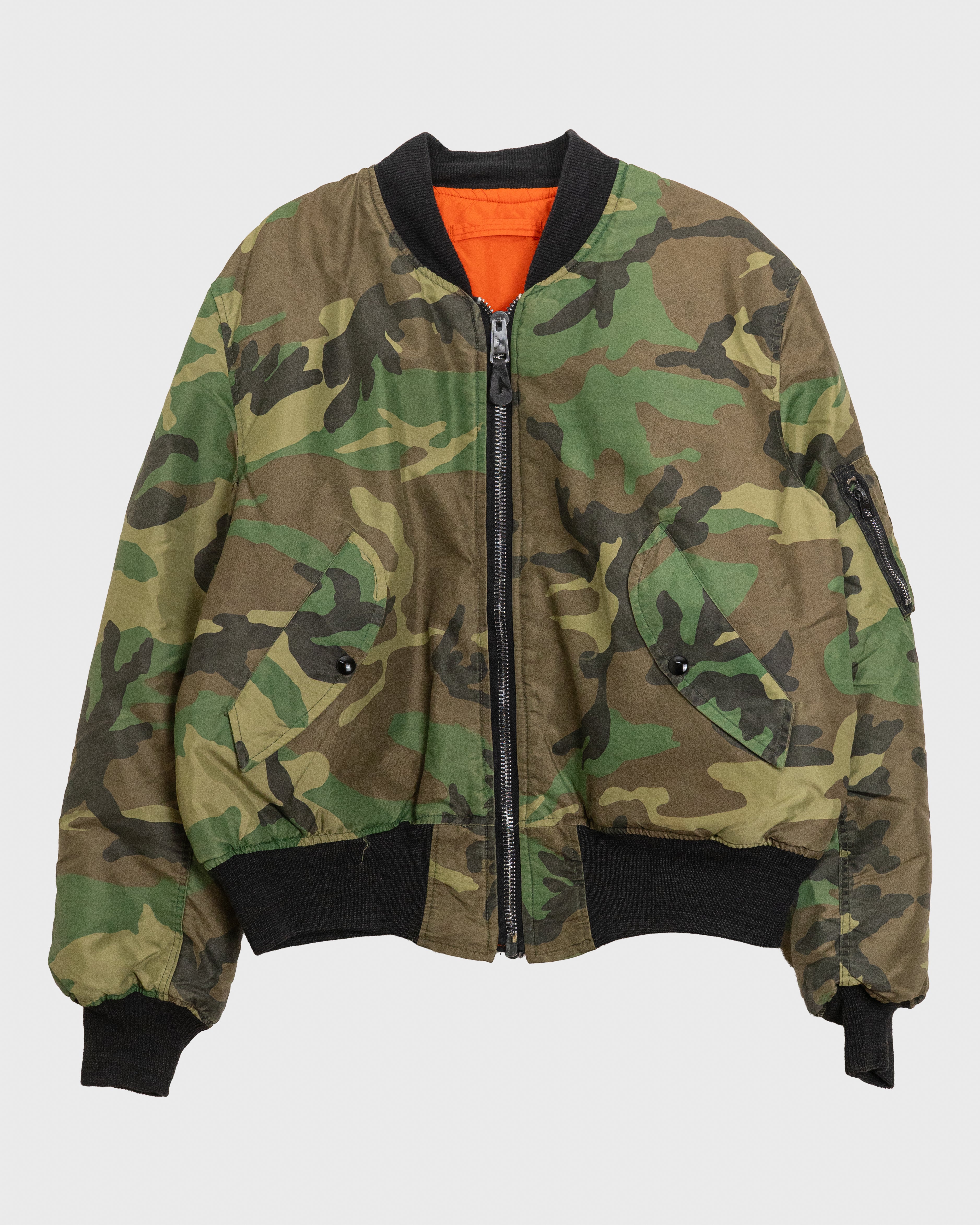 1970s Military Camo Bomber