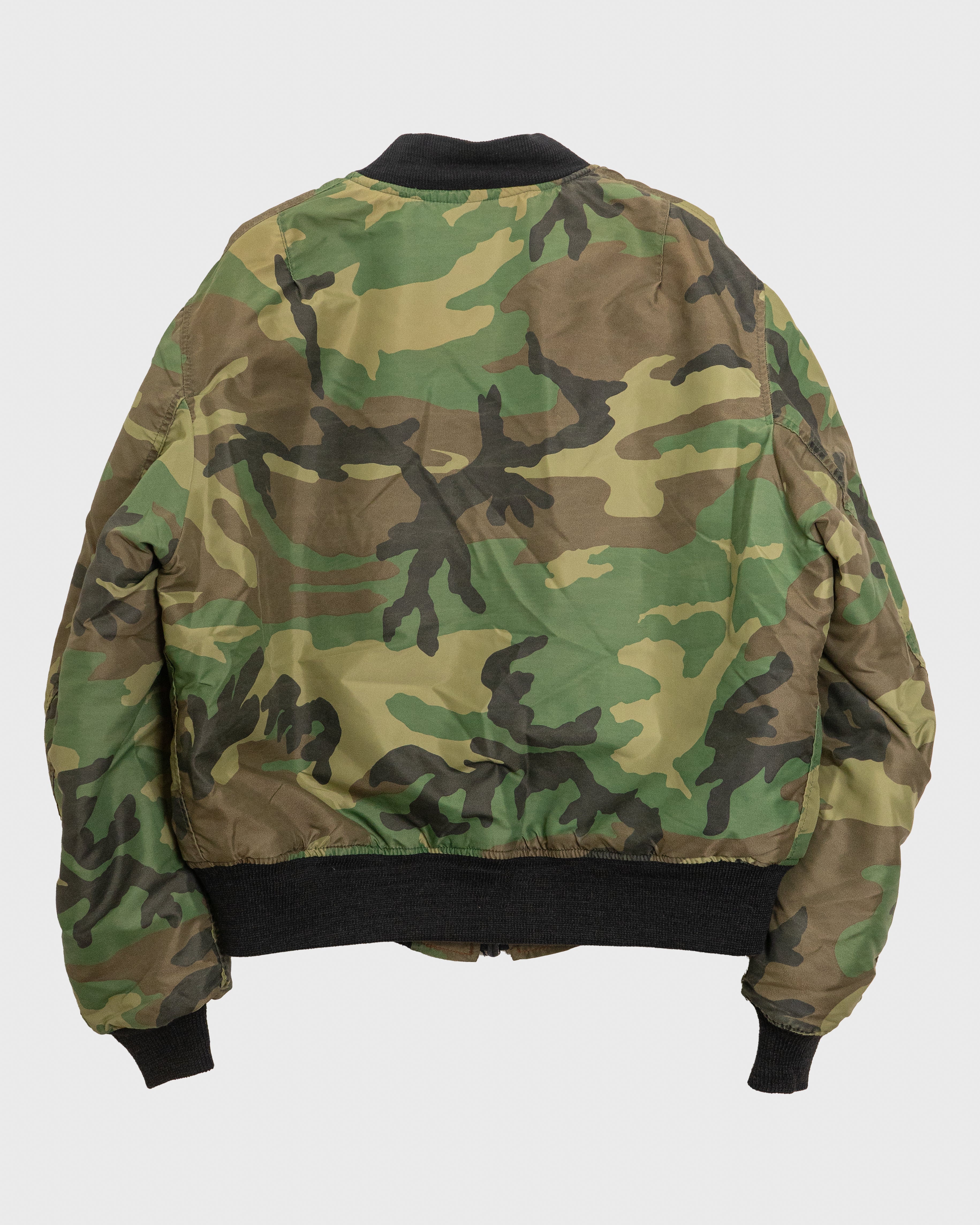 1970s Military Camo Bomber