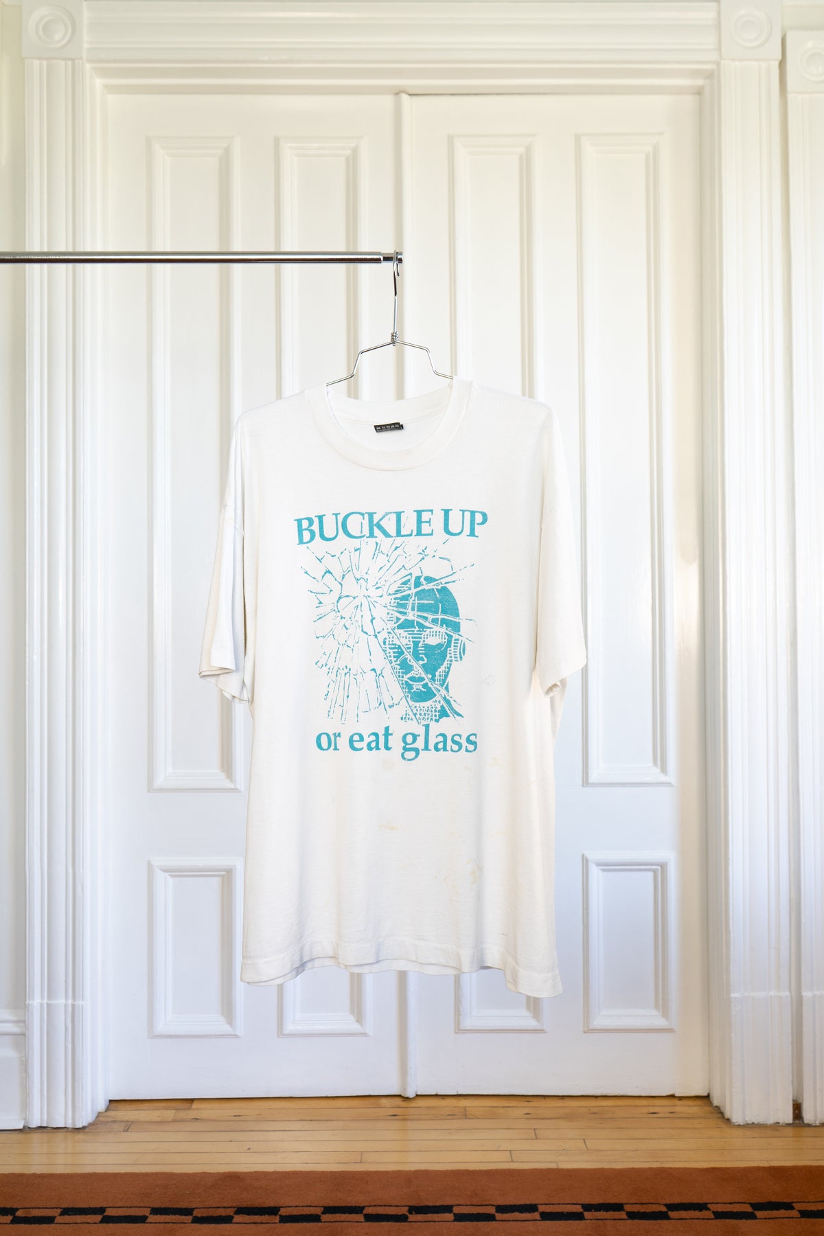 1990s Buckle Up Or Eat Glass