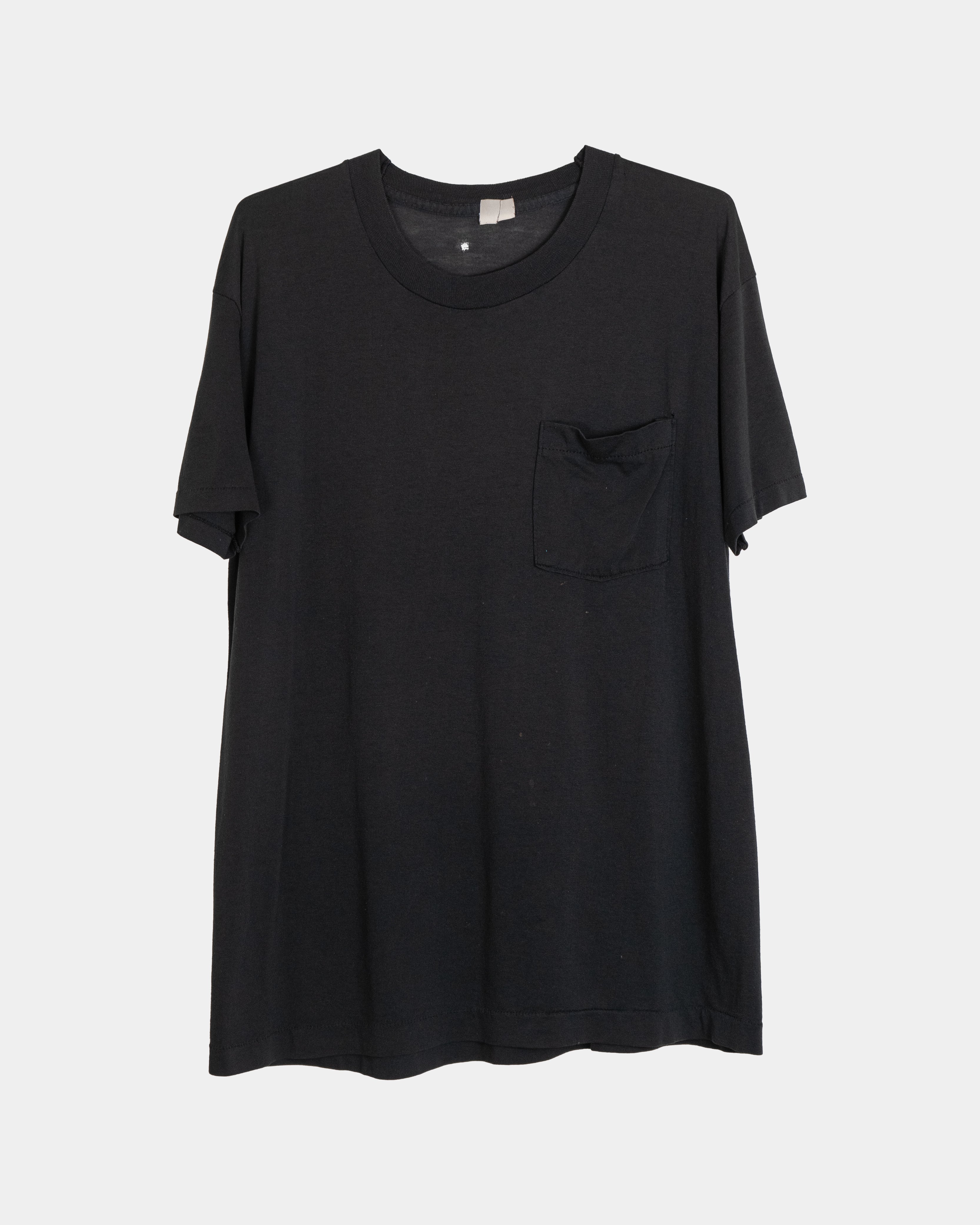 1980s Black "Paper Thin" Pocket Blank