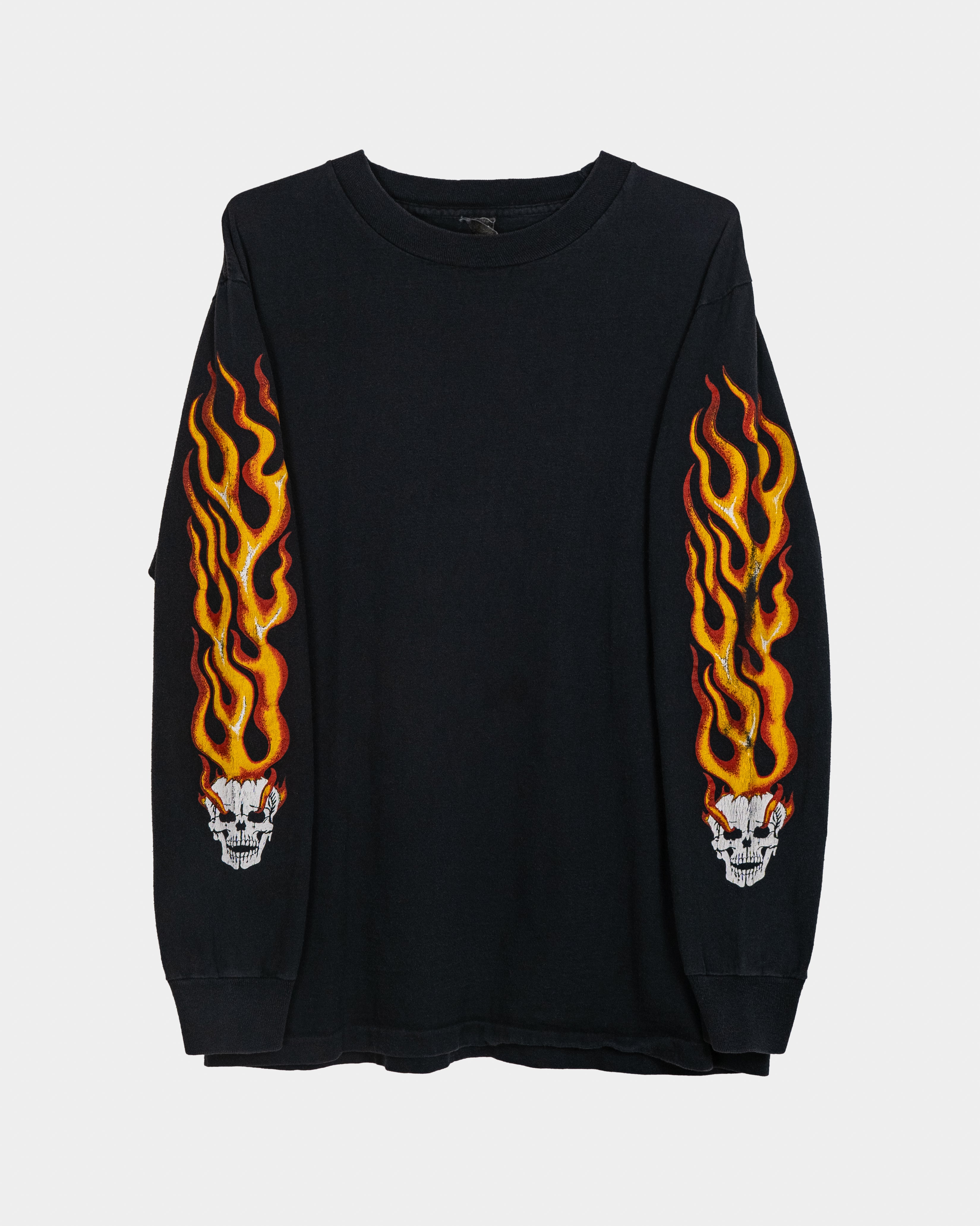 1980s Skull Flame Blank