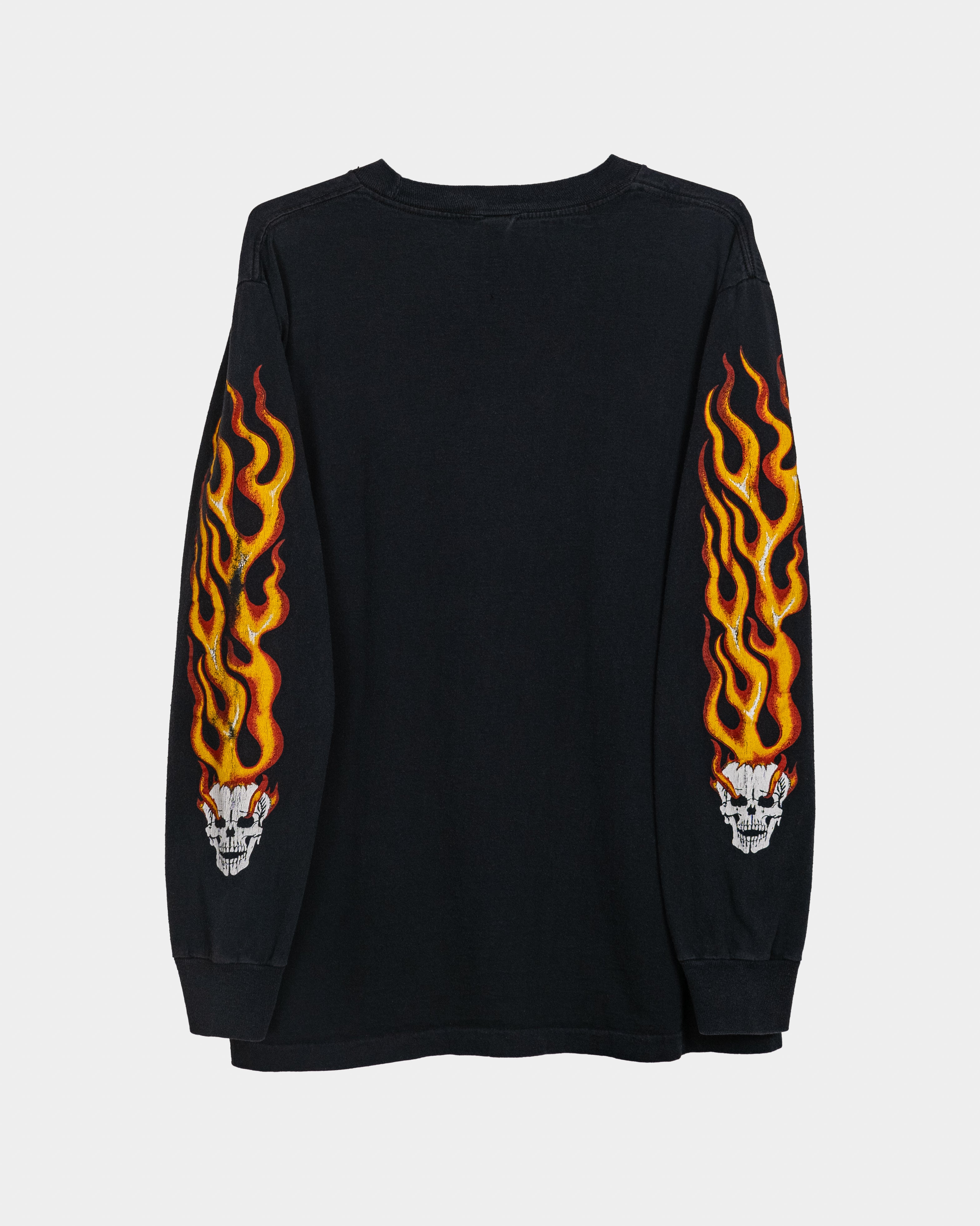 1980s Skull Flame Blank