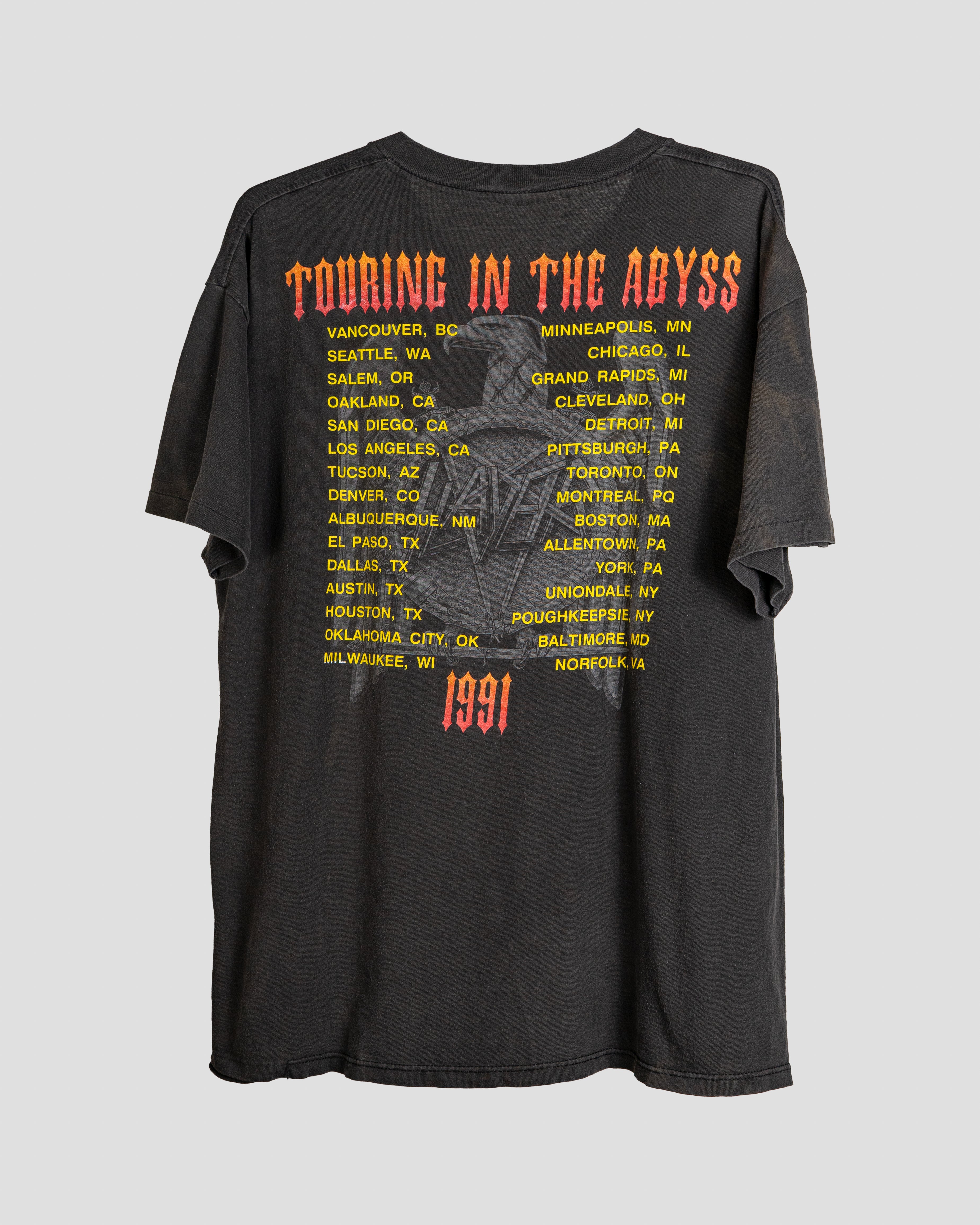 1991 Slayer "Touring In The Abyss"