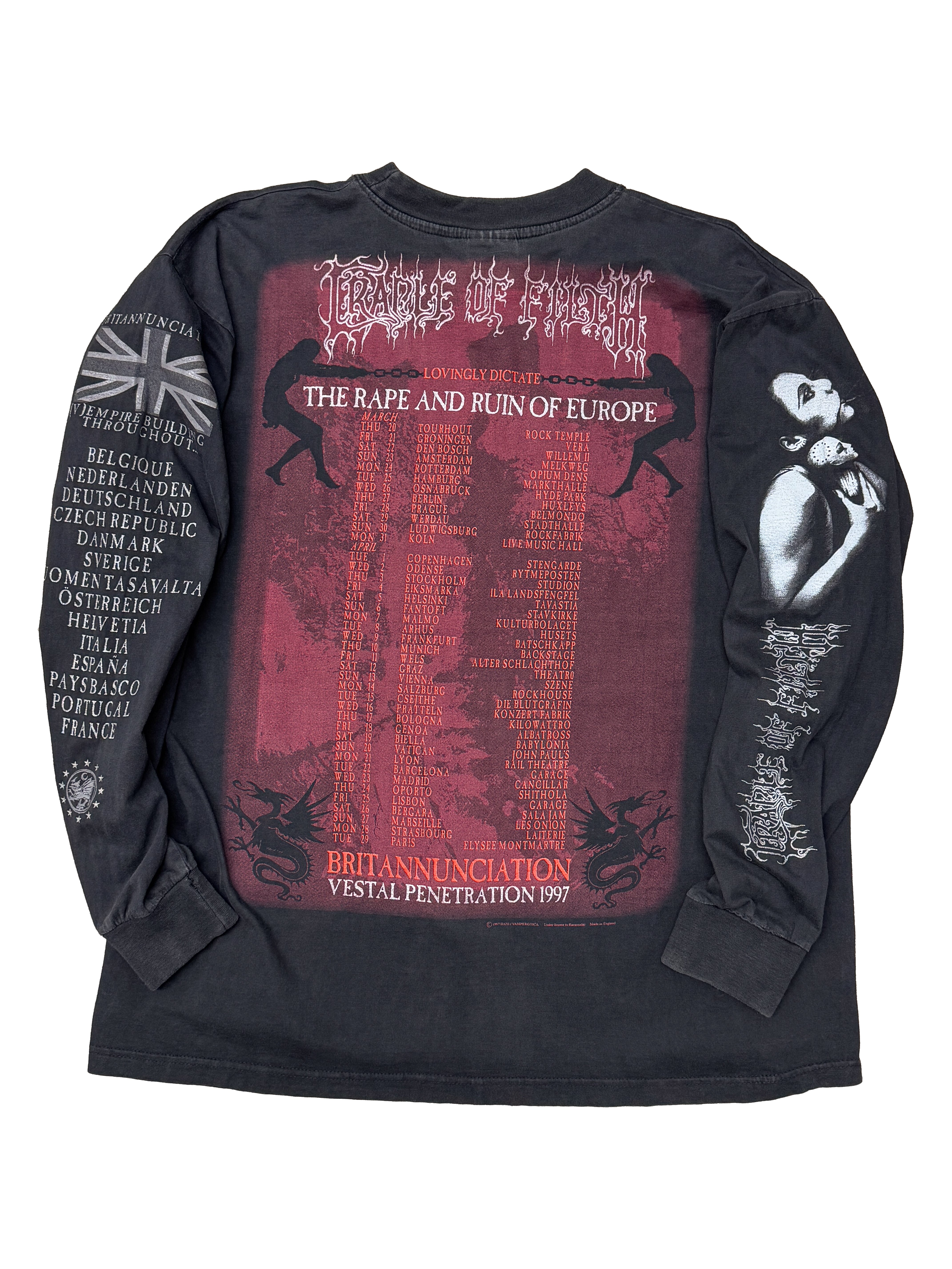 1997 Cradle Of Filth "Britannunciation" (X-Large)