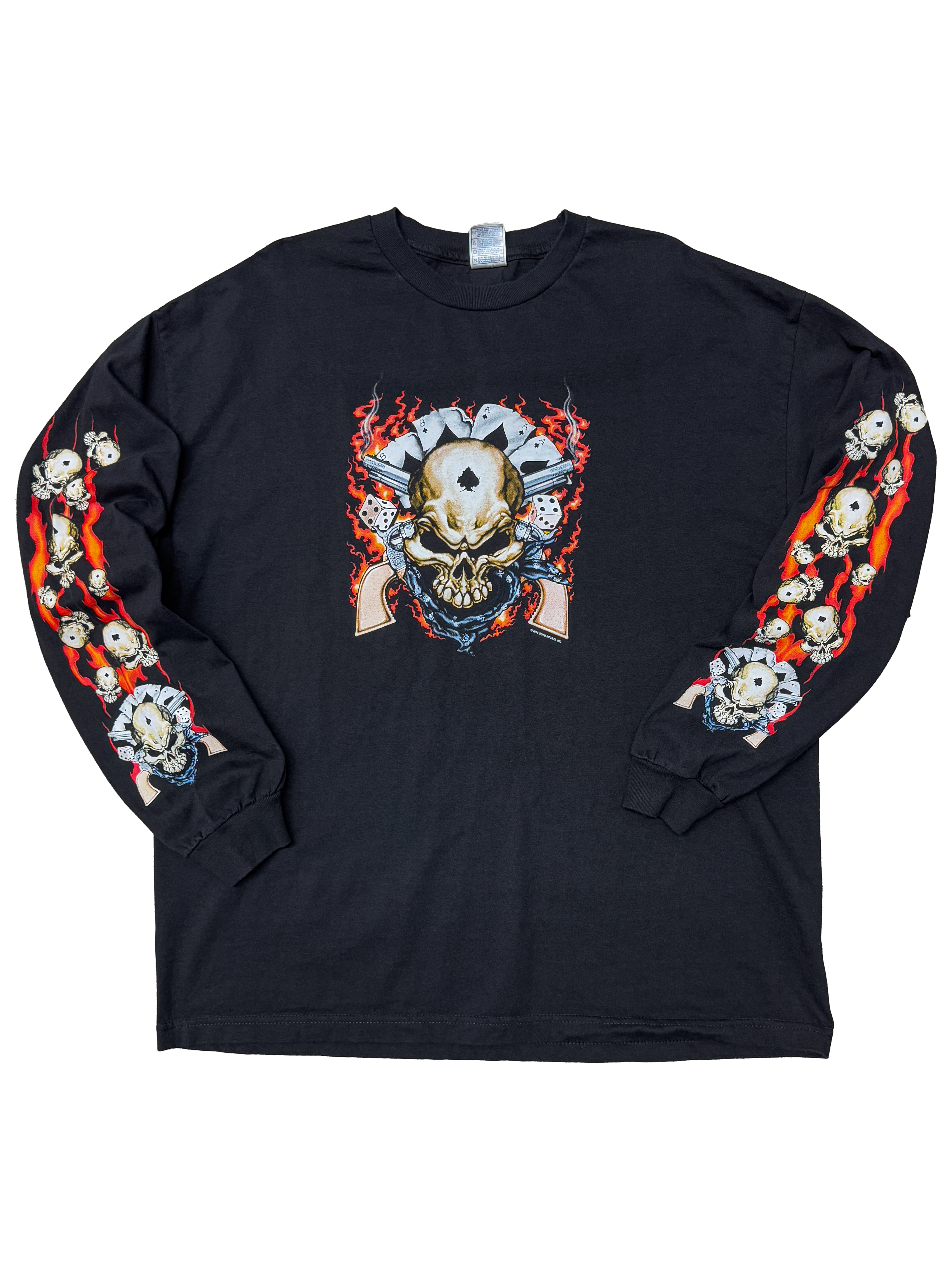 2005 Skull+Flames+Revolver+Cards+Dice (XX-Large)