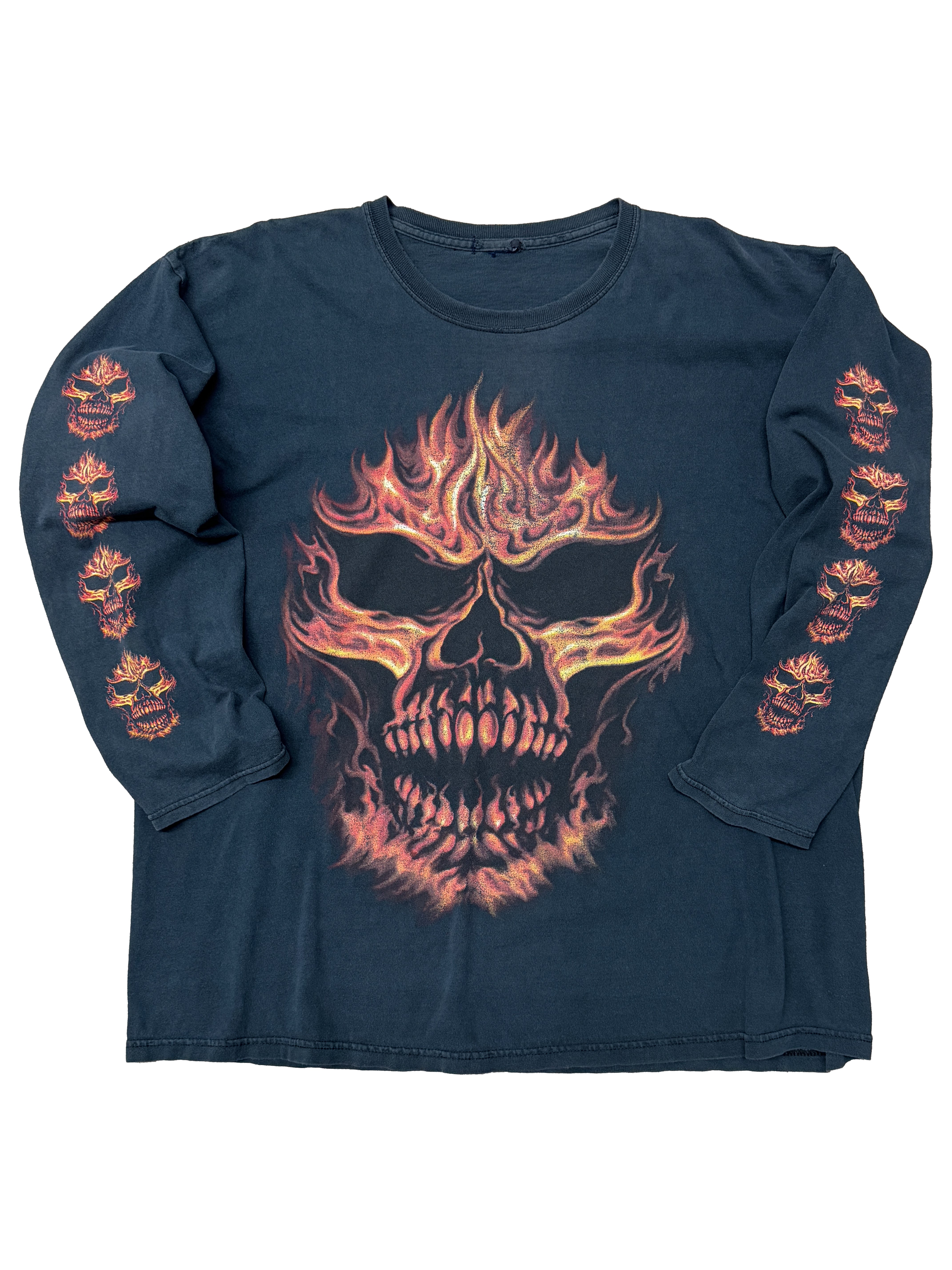 2000s Flame Skull (X-Large)