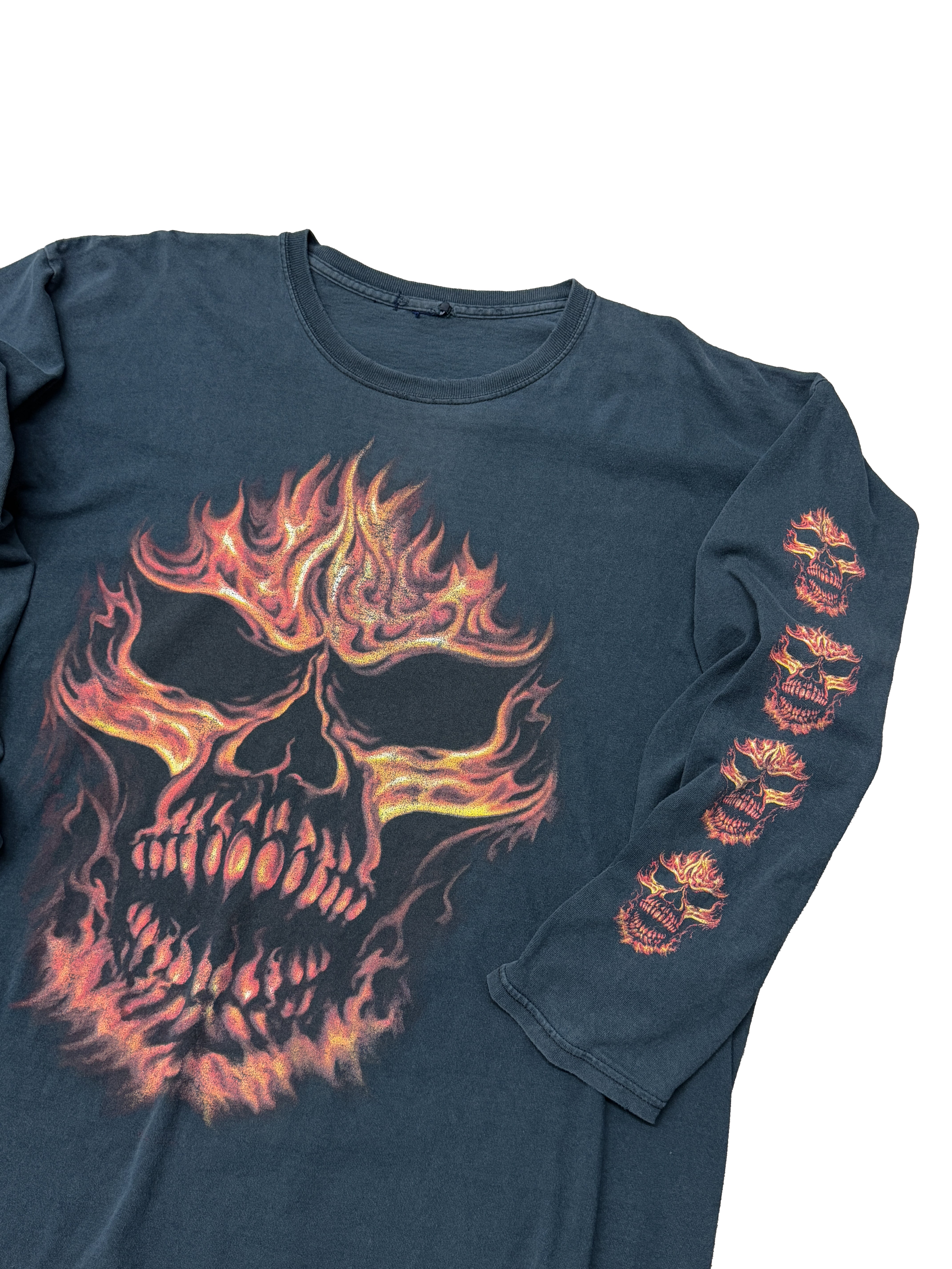 2000s Flame Skull (X-Large)