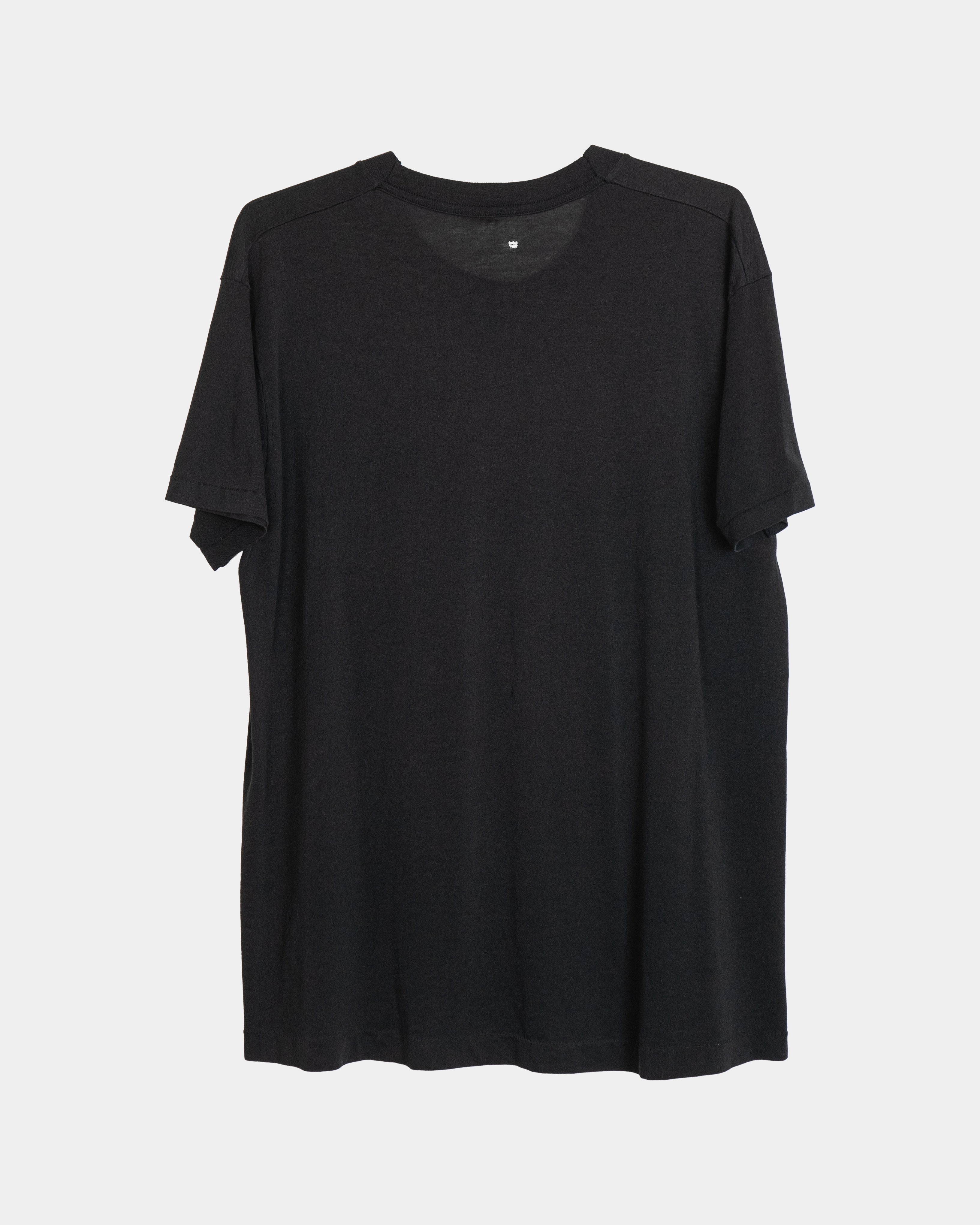1980s Black "Paper Thin" Pocket Blank