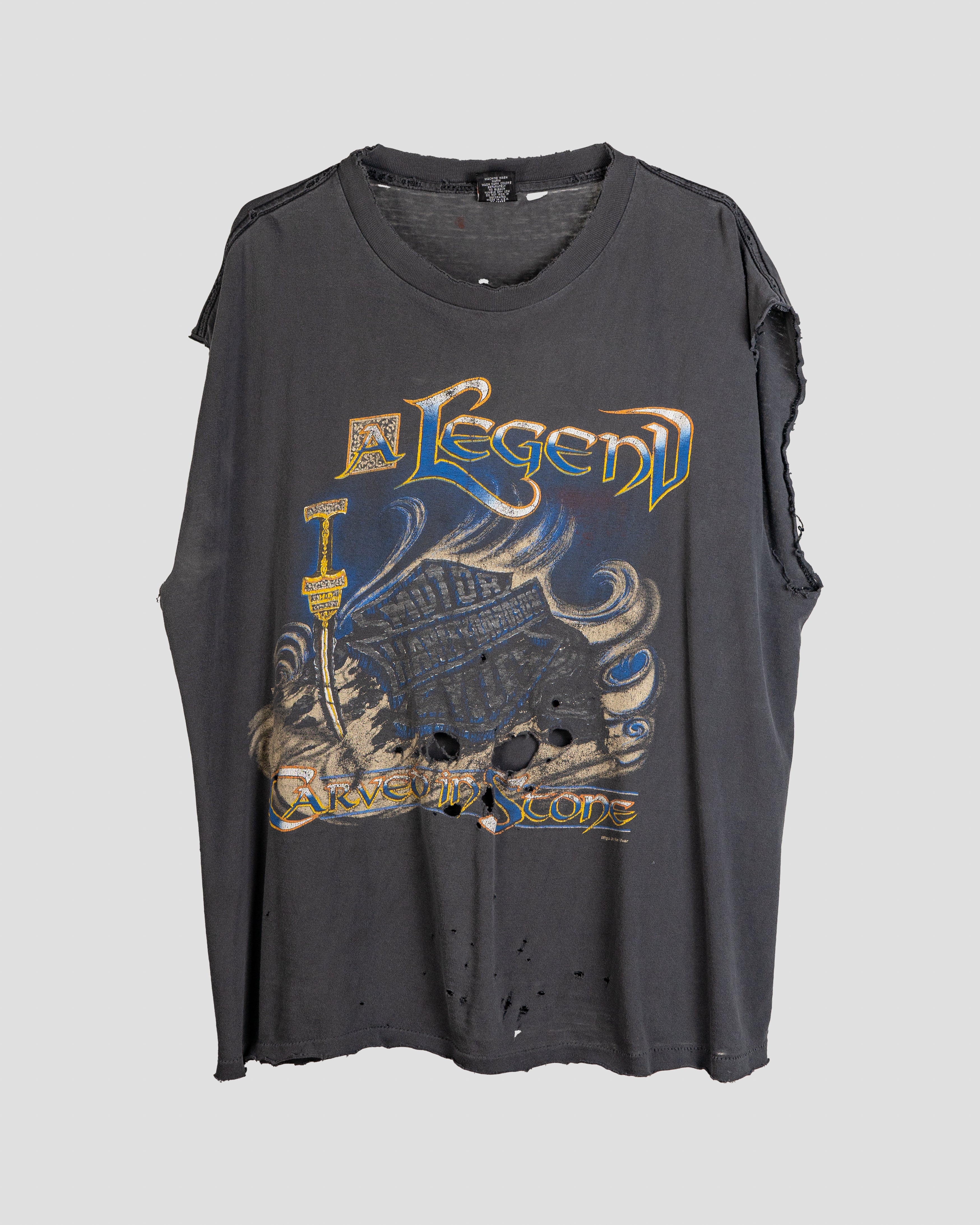 1990s Harley Davidson "Carved In Stone"