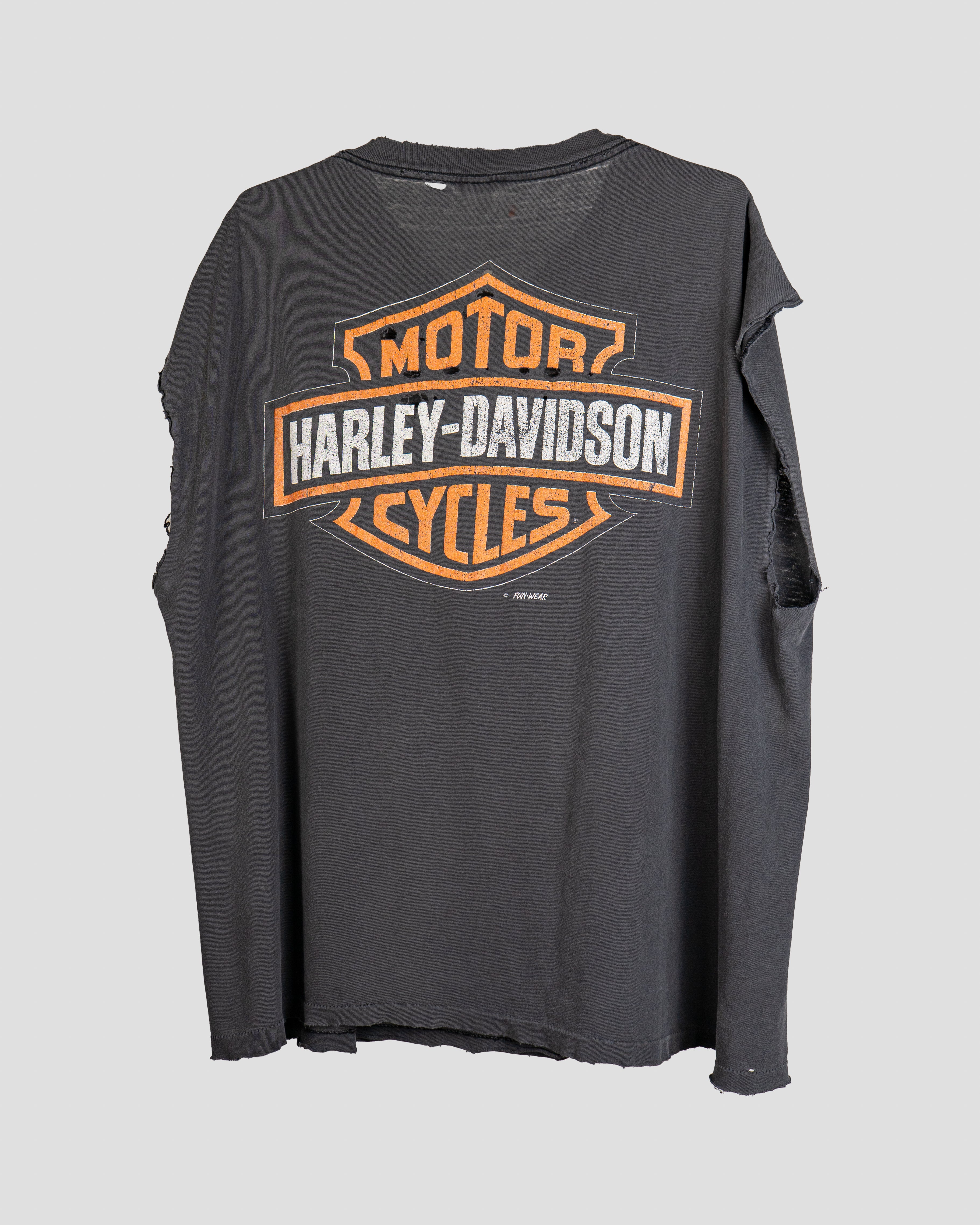 1990s Harley Davidson "Carved In Stone"