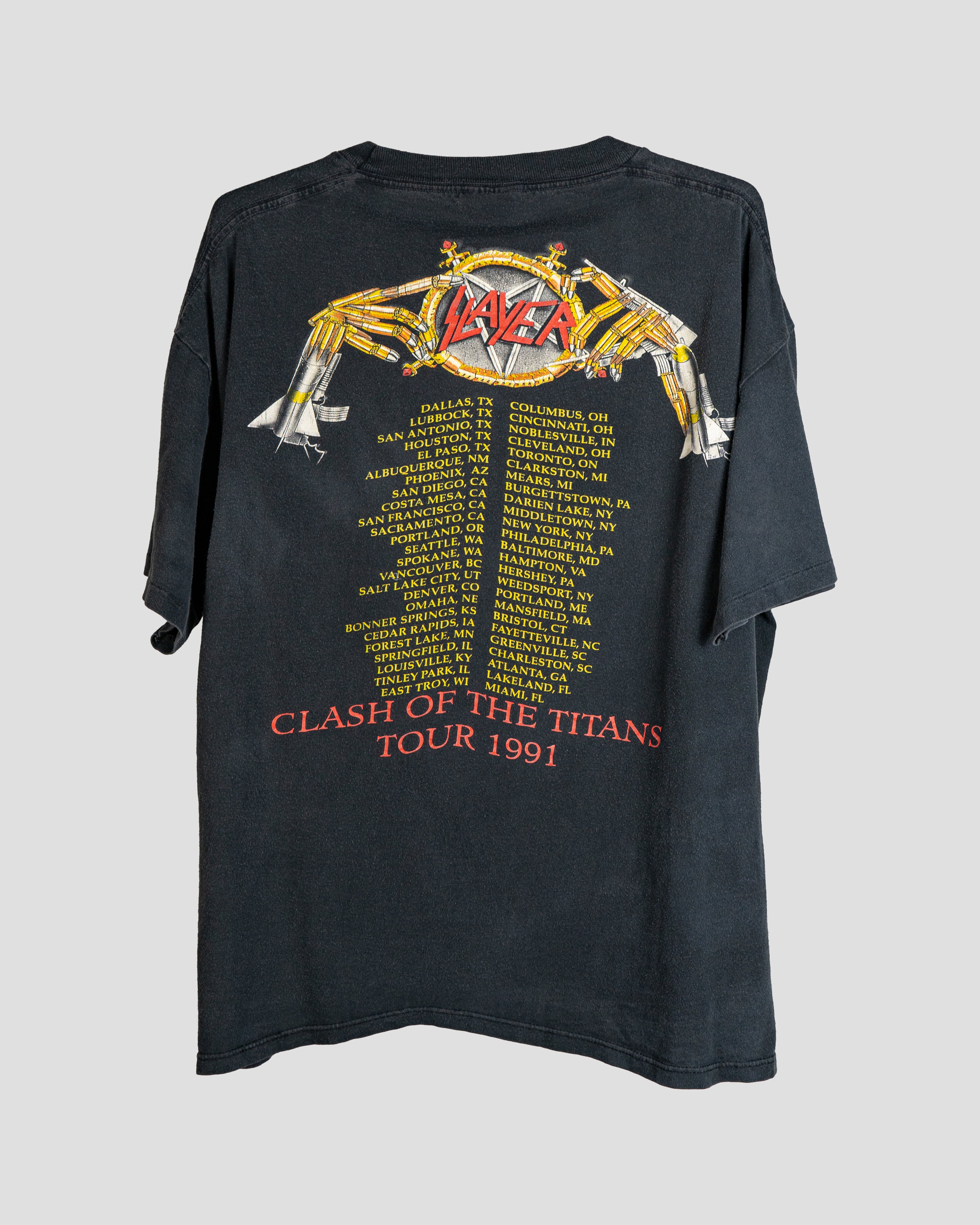 1991 Slayer "Clash Of The Titans"