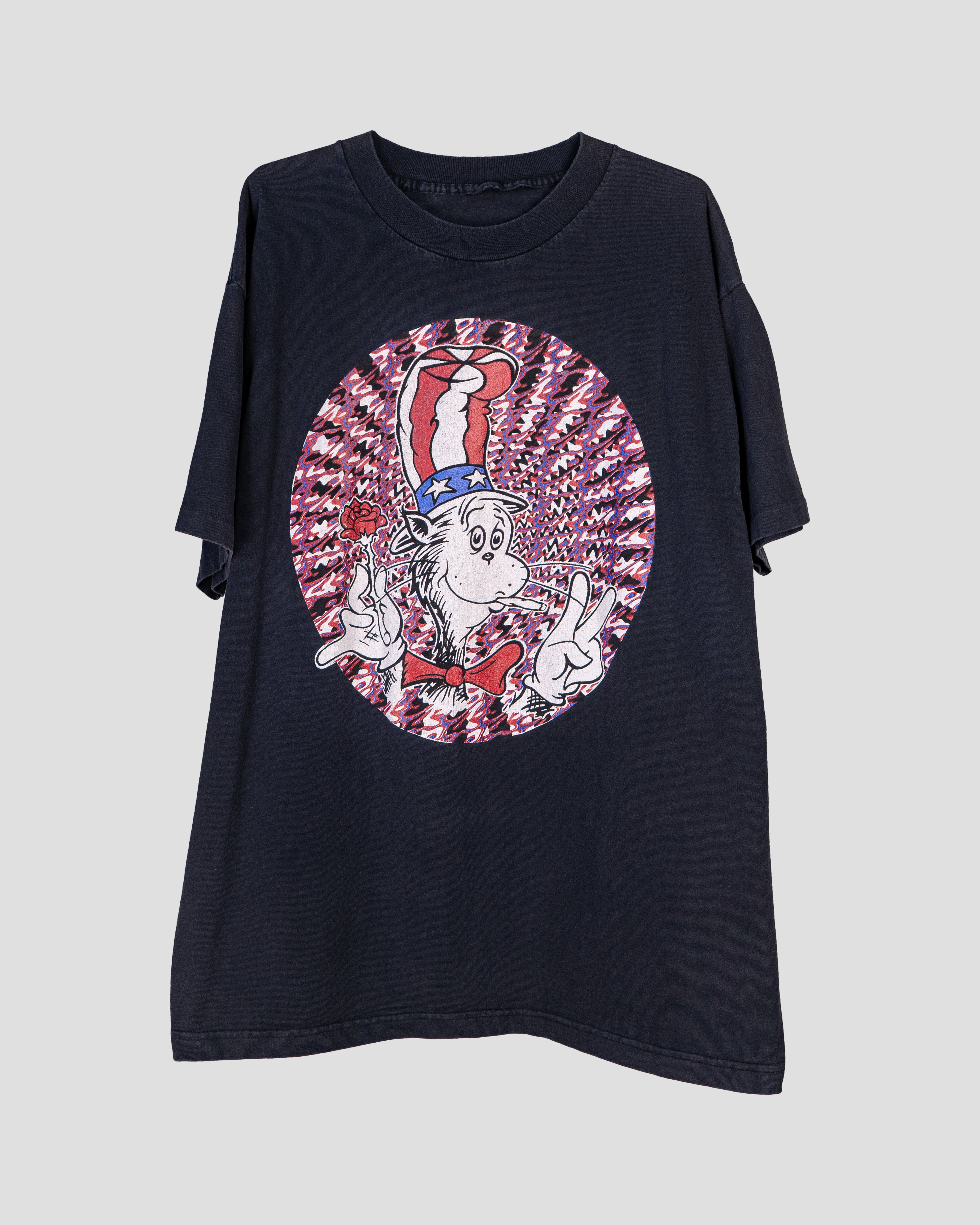 1990s Trippy Cat In The Hat - XL